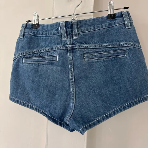 Free People Sweet Surrender Lace Inset High Rise Jean Shorts Size 27 - Picture 6 of 10